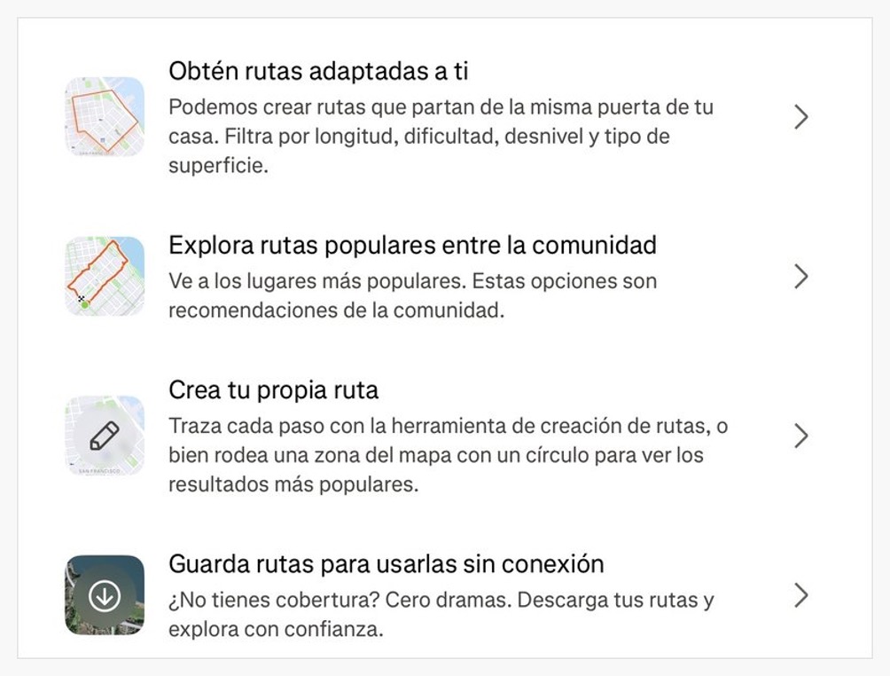 rutas personalizadas de strava